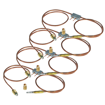 Pack Of 4 X Interrupter Type Thermocouples For Gas Fryer With Interruptor