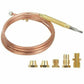 Universal Thermocouple 900mm Long With M6 Threaded End