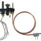 Blue Seal Gas Fryer GT45 GT46 - ThermoPile & ThermoCouple Electrode Pilot Set Kit